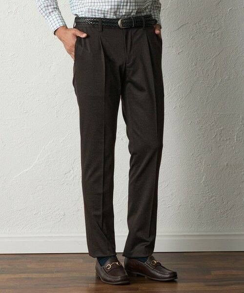 BAKER STREET / ベイカー・ストリート その他パンツ | 【セットアップ対応可能】【ウォッシャブル】デニムライクジャージーパンツ(ブラウン6)