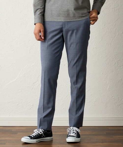 BAKER STREET/ベイカー・ストリート 【ウォッシャブル】【Adjustable Fit】キャリーマン・ツイルトラウザーズ ネイビー1 S(76) BAKER STREET/ベイカー・ストリート 【ウォッシャブル】【Adjustable Fit】キャリーマン・ツイルトラウザーズ ネイビー1 S(76)