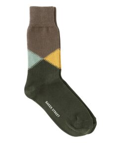 BAKER STREET / ベイカー・ストリート その他インナー・ルームウェア | バイカラーアーガイル・ソックス