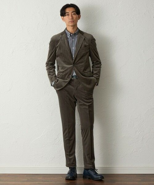 BAKER STREET / ベイカー・ストリート その他アウター | 【セットアップ対応可能】ポリエステルへリンボーンジャケット | 詳細4