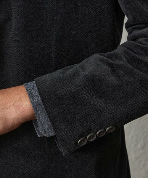 BAKER STREET / ベイカー・ストリート その他アウター | 【セットアップ対応可能】ポリエステルへリンボーンジャケット | 詳細9