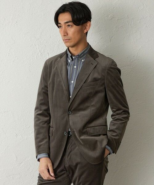 BAKER STREET / ベイカー・ストリート その他アウター | 【セットアップ対応可能】ポリエステルへリンボーンジャケット | 詳細1