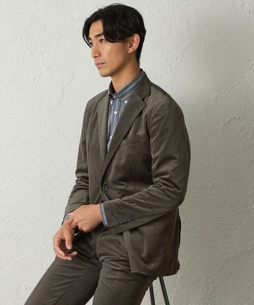 BAKER STREET / ベイカー・ストリート その他アウター | 【セットアップ対応可能】ポリエステルへリンボーンジャケット | 詳細2