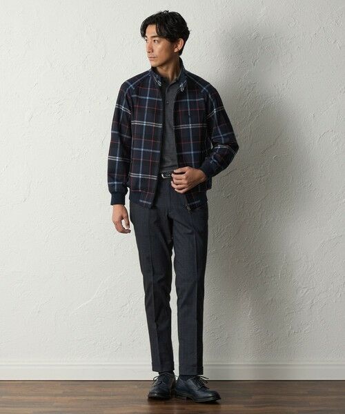 BAKER STREET / ベイカー・ストリート ブルゾン | ウールタータンハリントンジャケット | 詳細1