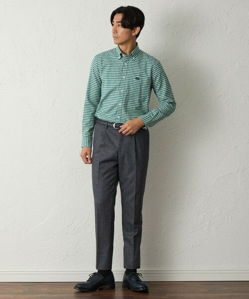 BAKER STREET / ベイカー・ストリート シャツ・ブラウス | ウールコットンギンガムチェックシャツ | 詳細4