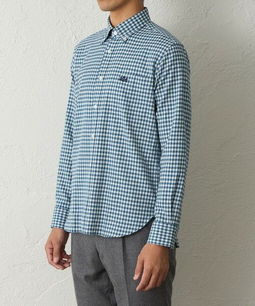 BAKER STREET / ベイカー・ストリート シャツ・ブラウス | ウールコットンギンガムチェックシャツ | 詳細6