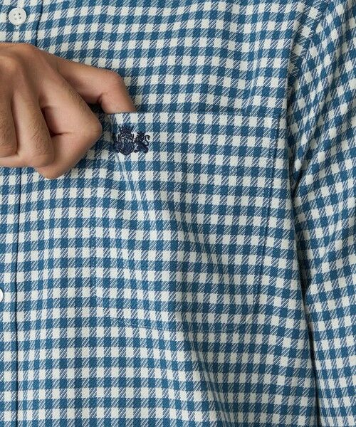 BAKER STREET / ベイカー・ストリート シャツ・ブラウス | ウールコットンギンガムチェックシャツ | 詳細8
