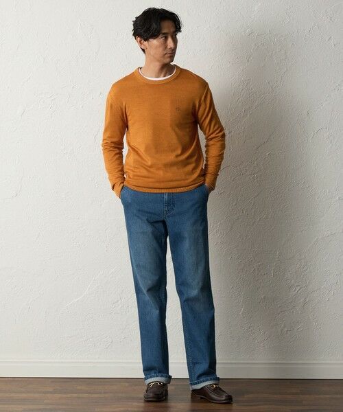 BAKER STREET / ベイカー・ストリート ニット・セーター | スノー加工クルーネックニット(2L・3Lあり) | 詳細5