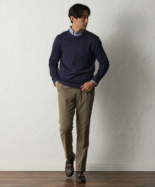 BAKER STREET / ベイカー・ストリート ニット・セーター | スノー加工クルーネックニット(2L・3Lあり) | 詳細2