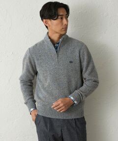 BAKER STREET / ベイカー・ストリート ニット・セーター | メランジハーフジップニット（2L・3Lあり）