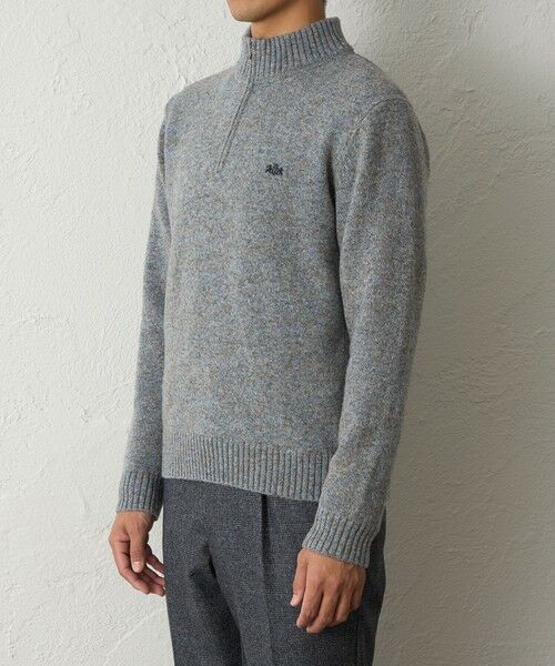 BAKER STREET / ベイカー・ストリート ニット・セーター | メランジハーフジップニット(2L・3Lあり) | 詳細6