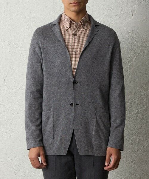BAKER STREET / ベイカー・ストリート ニット・セーター | ウールコットンニットジャケット | 詳細3