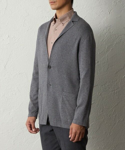 BAKER STREET / ベイカー・ストリート ニット・セーター | ウールコットンニットジャケット | 詳細4