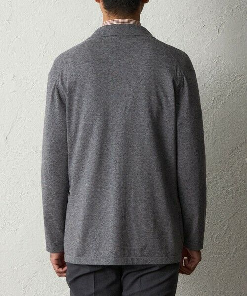 BAKER STREET / ベイカー・ストリート ニット・セーター | ウールコットンニットジャケット | 詳細5