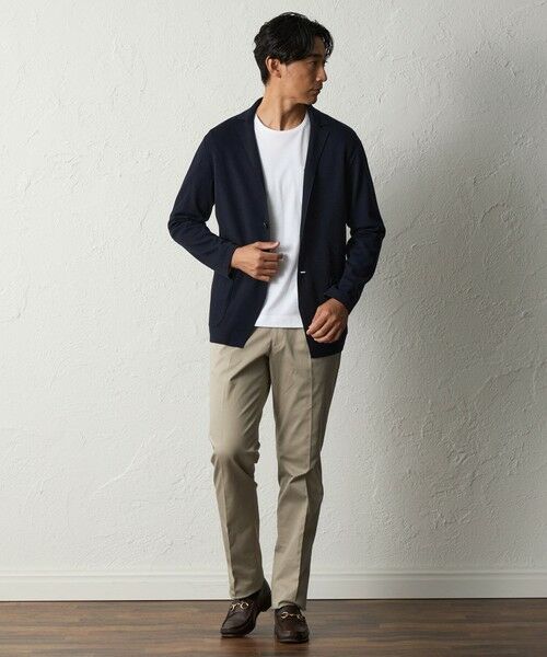 BAKER STREET / ベイカー・ストリート ニット・セーター | ウールコットンニットジャケット | 詳細2