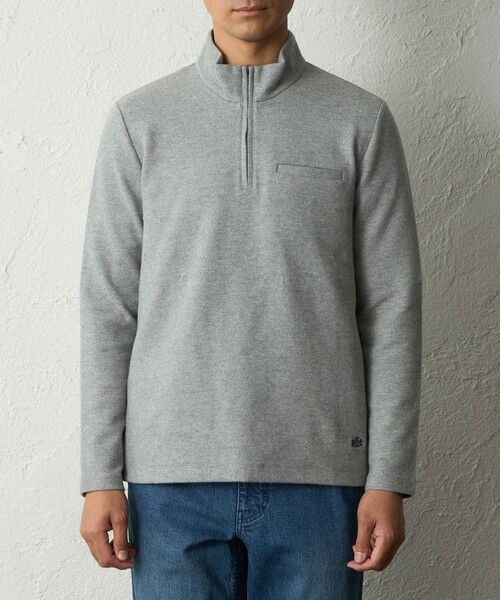 BAKER STREET / ベイカー・ストリート カットソー | 【ウォッシャブル】スタンドハーフジップトレーナー | 詳細4