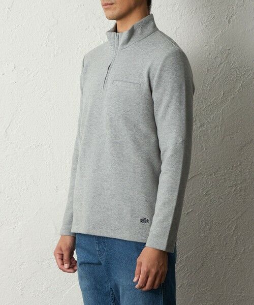 BAKER STREET / ベイカー・ストリート カットソー | 【ウォッシャブル】スタンドハーフジップトレーナー | 詳細5