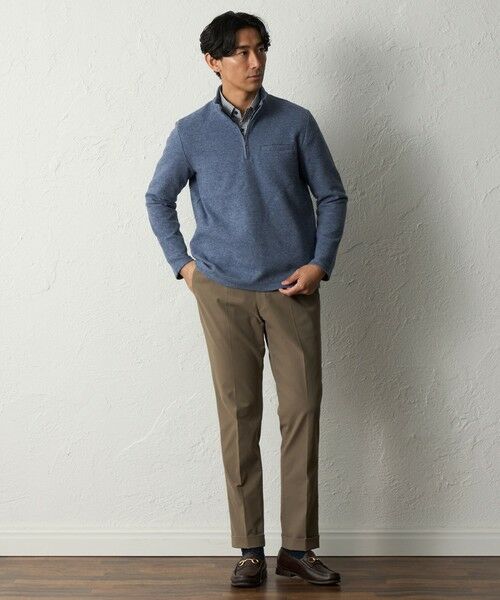 BAKER STREET / ベイカー・ストリート カットソー | 【ウォッシャブル】スタンドハーフジップトレーナー | 詳細2