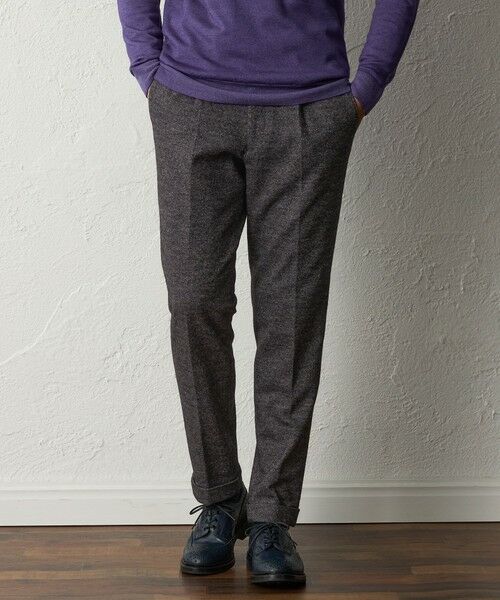 BAKER STREET / ベイカー・ストリート その他パンツ | 【セットアップ対応可能】【Adjustable Fit】杢ジャージーパンツ(チャコールグレー1)