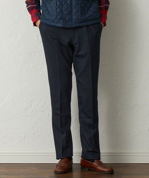 BAKER STREET / ベイカー・ストリート その他パンツ | 【セットアップ対応可能】【Adjustable Fit】杢ジャージーパンツ（ネイビー2）