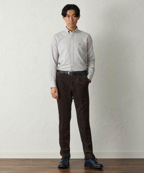 BAKER STREET / ベイカー・ストリート シャツ・ブラウス | ウールコットンツイルシャツ | 詳細1