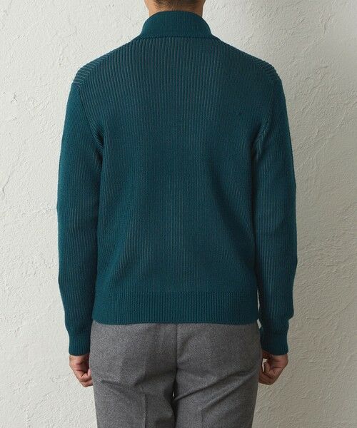 BAKER STREET / ベイカー・ストリート ニット・セーター | ストライプタックフルジップアップニット | 詳細7