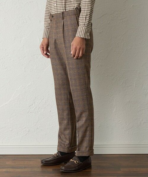 BAKER STREET / ベイカー・ストリート その他パンツ | 【Adjustable Fit】ミドルチェックウールフラノパンツ | 詳細6