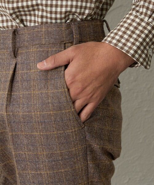 BAKER STREET / ベイカー・ストリート その他パンツ | 【Adjustable Fit】ミドルチェックウールフラノパンツ | 詳細8