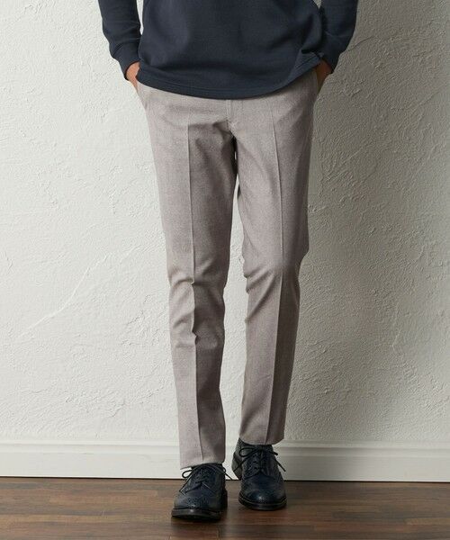 BAKER STREET/ベイカー・ストリート 【ウォッシャブル】【Adjustable Fit】四者混ツイルパンツ ライトベージュ1 M(80)