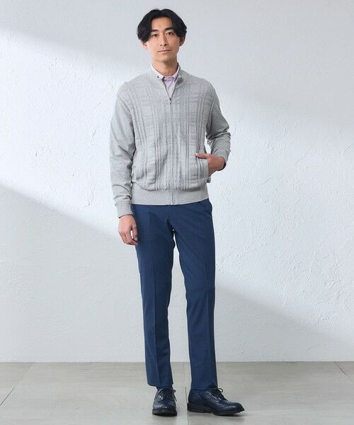 BAKER STREET / ベイカー・ストリート ニット・セーター | 【予約】【ウォッシャブル】シャドータータンフルジップニット | 詳細3