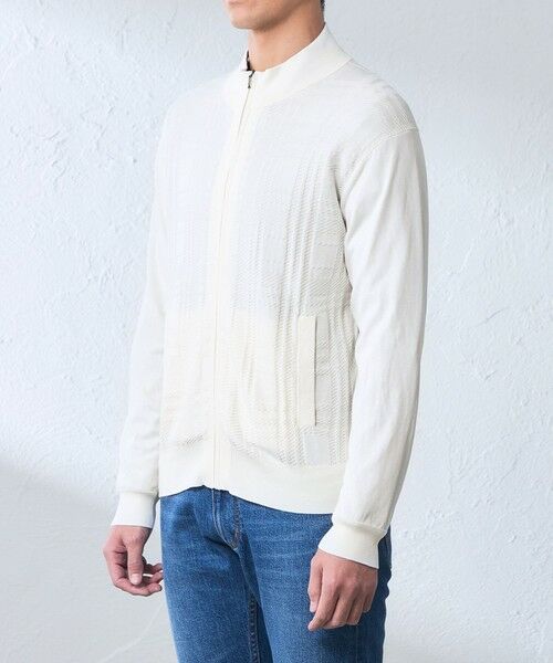 BAKER STREET / ベイカー・ストリート ニット・セーター | 【予約】【ウォッシャブル】シャドータータンフルジップニット | 詳細6