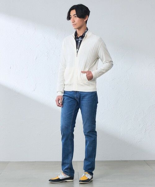 BAKER STREET / ベイカー・ストリート ニット・セーター | 【予約】【ウォッシャブル】シャドータータンフルジップニット | 詳細2