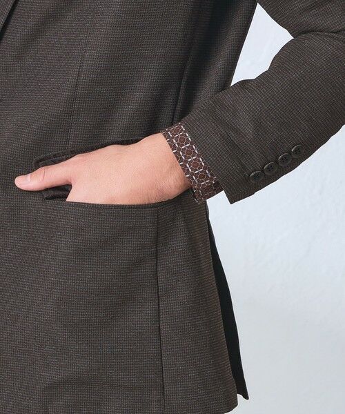 BAKER STREET / ベイカー・ストリート その他アウター | 【ウォッシャブル】KARAMIハウンドトゥースジャケット | 詳細6