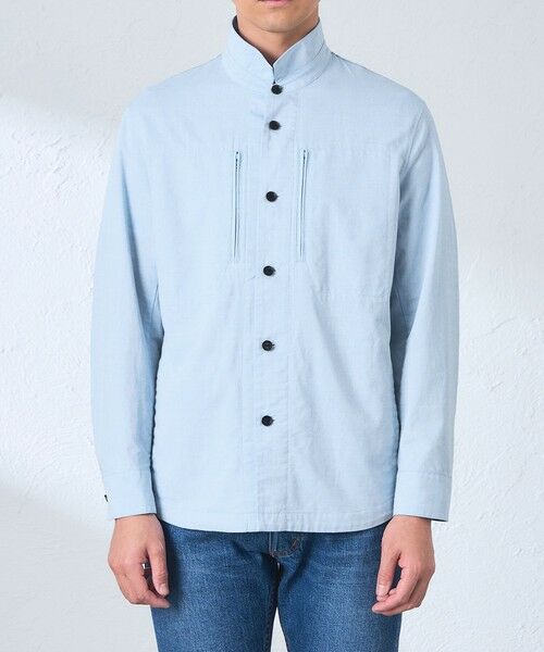 BAKER STREET / ベイカー・ストリート ブルゾン | 【ウォッシャブル】ダンガリーシャツアウター | 詳細3