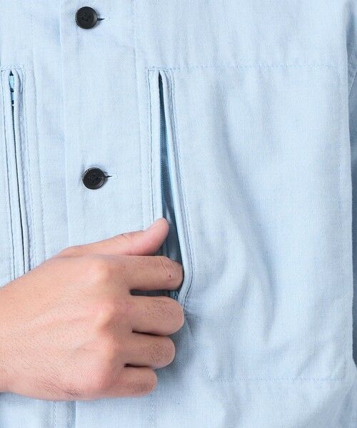 BAKER STREET / ベイカー・ストリート ブルゾン | 【ウォッシャブル】ダンガリーシャツアウター | 詳細6