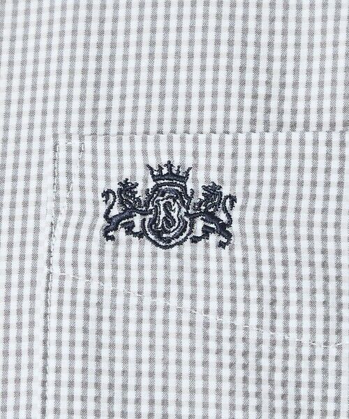 BAKER STREET / ベイカー・ストリート シャツ・ブラウス | BEYON TECH(R) 綿混DotAirサッカーシャツ | 詳細8