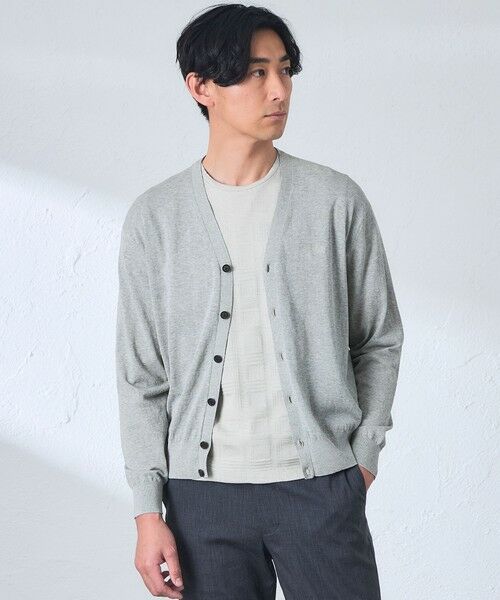 BAKER STREET / ベイカー・ストリート ニット・セーター | 【ウォッシャブル】フロスティースピンカーディガン(グレー2)