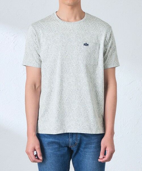 BAKER STREET / ベイカー・ストリート カットソー | フラワージャカードTシャツ | 詳細3