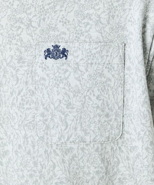 BAKER STREET / ベイカー・ストリート カットソー | フラワージャカードTシャツ | 詳細6