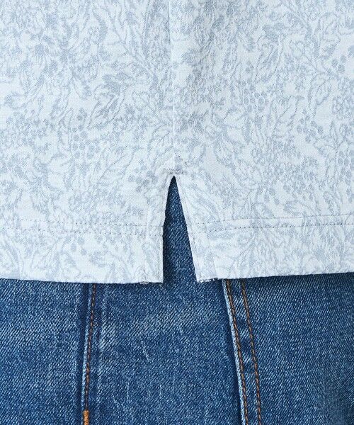 BAKER STREET / ベイカー・ストリート カットソー | フラワージャカードTシャツ | 詳細7