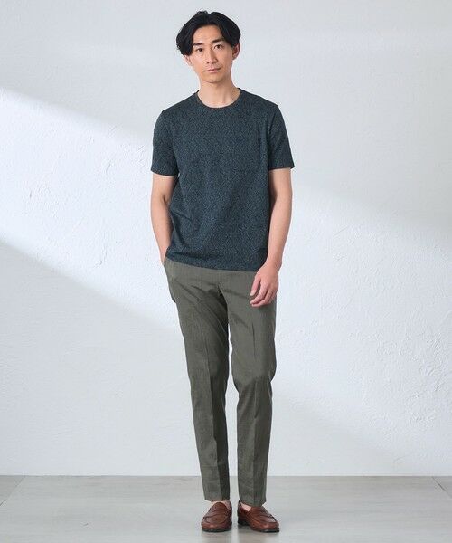 BAKER STREET / ベイカー・ストリート カットソー | フラワージャカードTシャツ | 詳細2