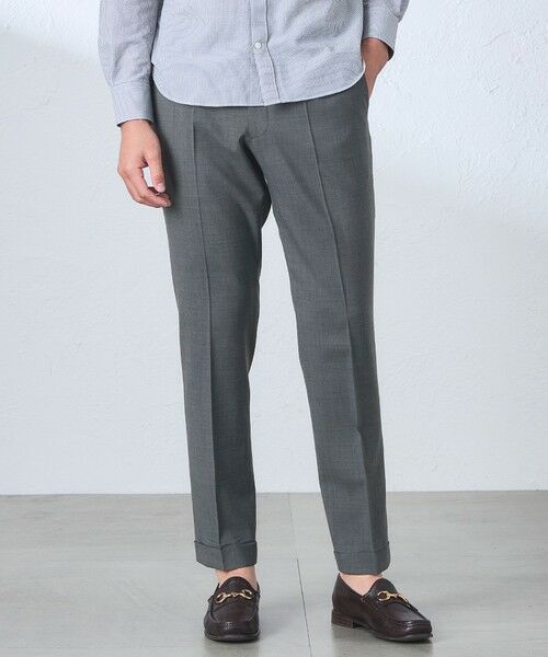 BAKER STREET / ベイカー・ストリート その他パンツ | 【ウォッシャブル】【Adjustable Fit】ウールトロピカルトラウザース（グレー3）