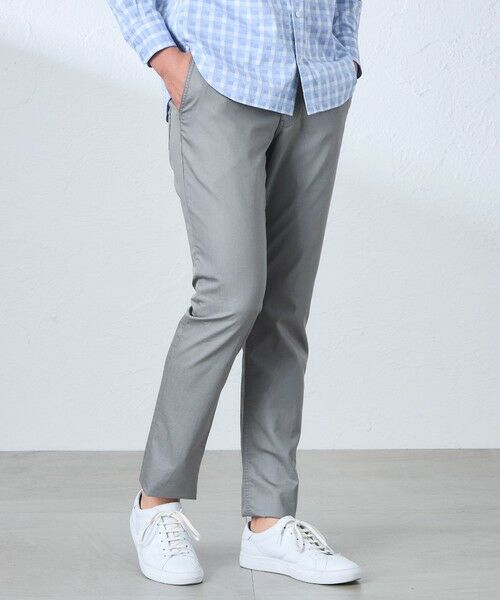 BAKER STREET / ベイカー・ストリート その他パンツ | 【ウォッシャブル】ハイブリッドCoolMotionツイルトラウザース（グレー1）
