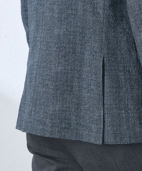 BAKER STREET / ベイカー・ストリート その他アウター | 【ウォッシャブル】ギンガムオーバープリントサッカージャケット | 詳細9