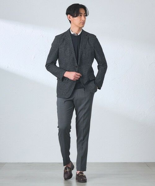 BAKER STREET / ベイカー・ストリート その他アウター | 【ウォッシャブル】ギンガムオーバープリントサッカージャケット | 詳細1