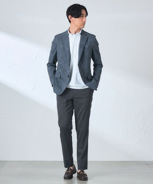 BAKER STREET / ベイカー・ストリート その他アウター | 【ウォッシャブル】ギンガムオーバープリントサッカージャケット | 詳細2