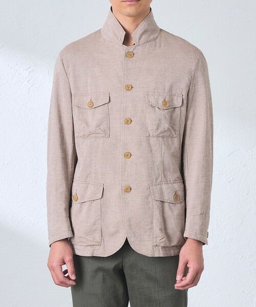 BAKER STREET / ベイカー・ストリート ブルゾン | 【ウォッシャブル】ダンガリーサファリジャケット | 詳細4