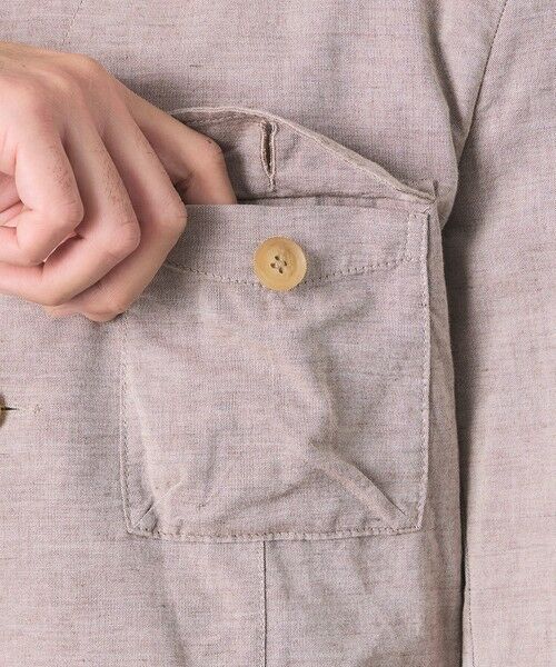 BAKER STREET / ベイカー・ストリート ブルゾン | 【ウォッシャブル】ダンガリーサファリジャケット | 詳細7