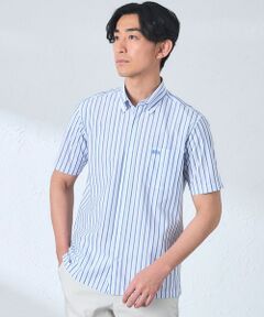 BAKER STREET / ベイカー・ストリート シャツ・ブラウス | BEYONTECH(R) オルタネートストライププリントジャージーシャツ