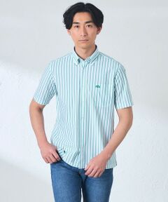 BAKER STREET / ベイカー・ストリート シャツ・ブラウス | BEYONTECH(R) オルタネートストライププリントジャージーシャツ